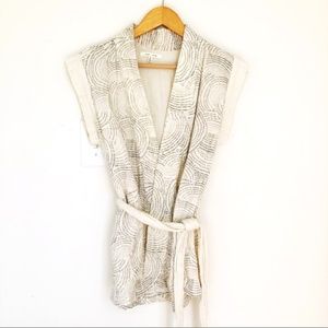 Anthropologie’ s Pure + Good boho Wrap Vest